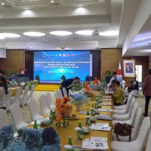 Governmental Representatives of Gorotalo, Indonesia, and Ehime, Japan gathered for the promotion of MSMEs